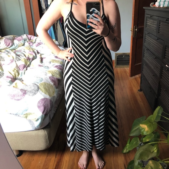 Jessica Simpson Striped Maxi Dress - Picture 2 of 4